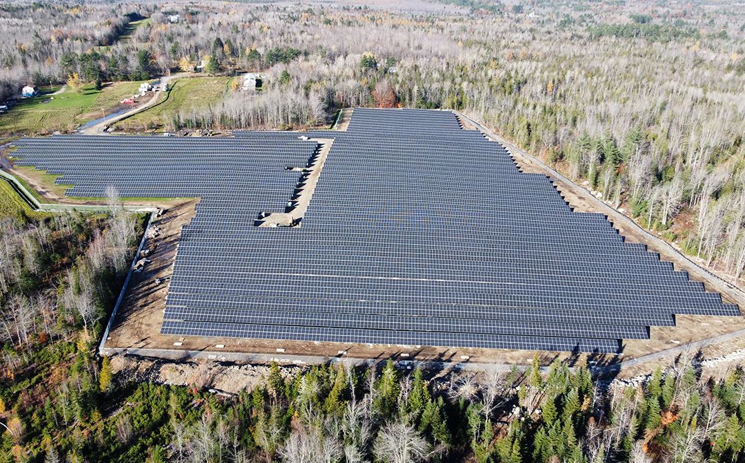 Hartland Maine Solar Field